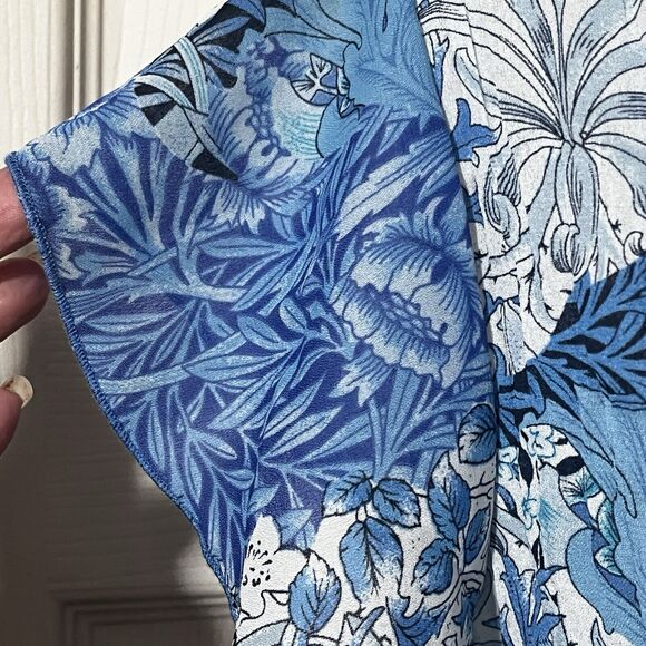 2 Piece Skirt Set Sz 12 Blue Floral Fairy Lace Ruffles Cottagecore Boho Y2k - Picture 6 of 14